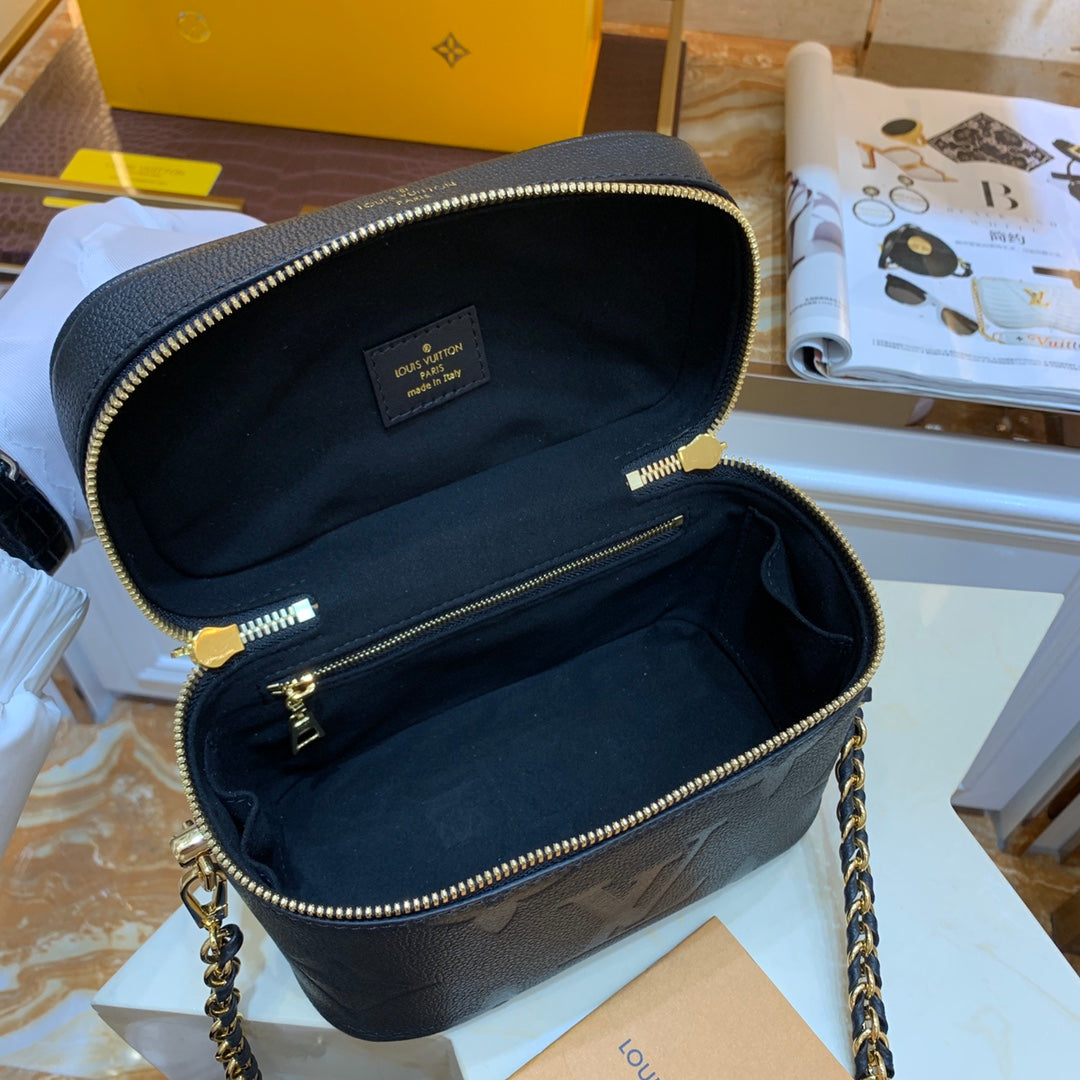 Louis Vuitton Vanity Pm Black 19cm/7.5in
