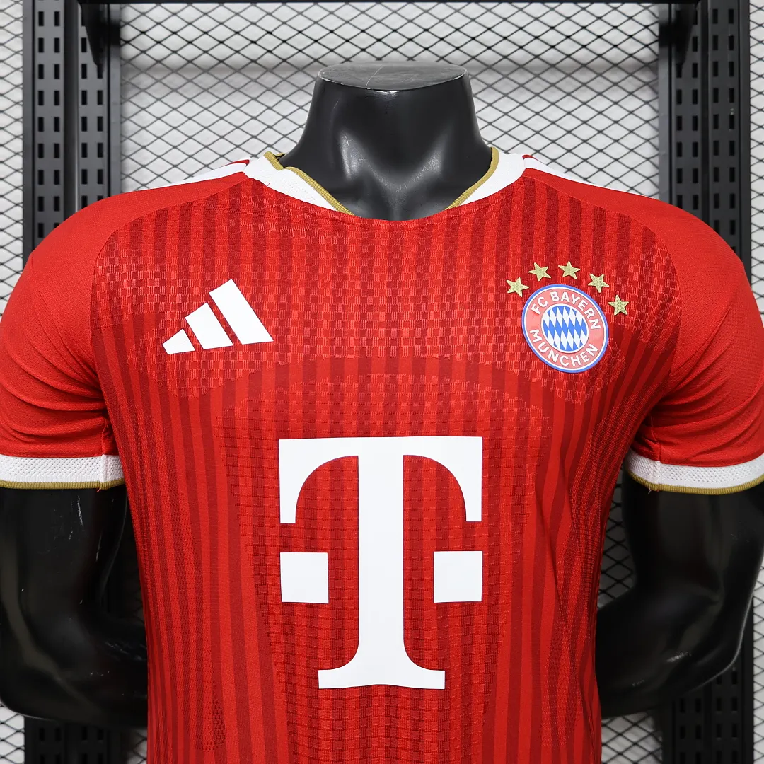 2026/27 Bundesliga Bayern Munich Team Home Football Jersey Player Version - JerseyFun