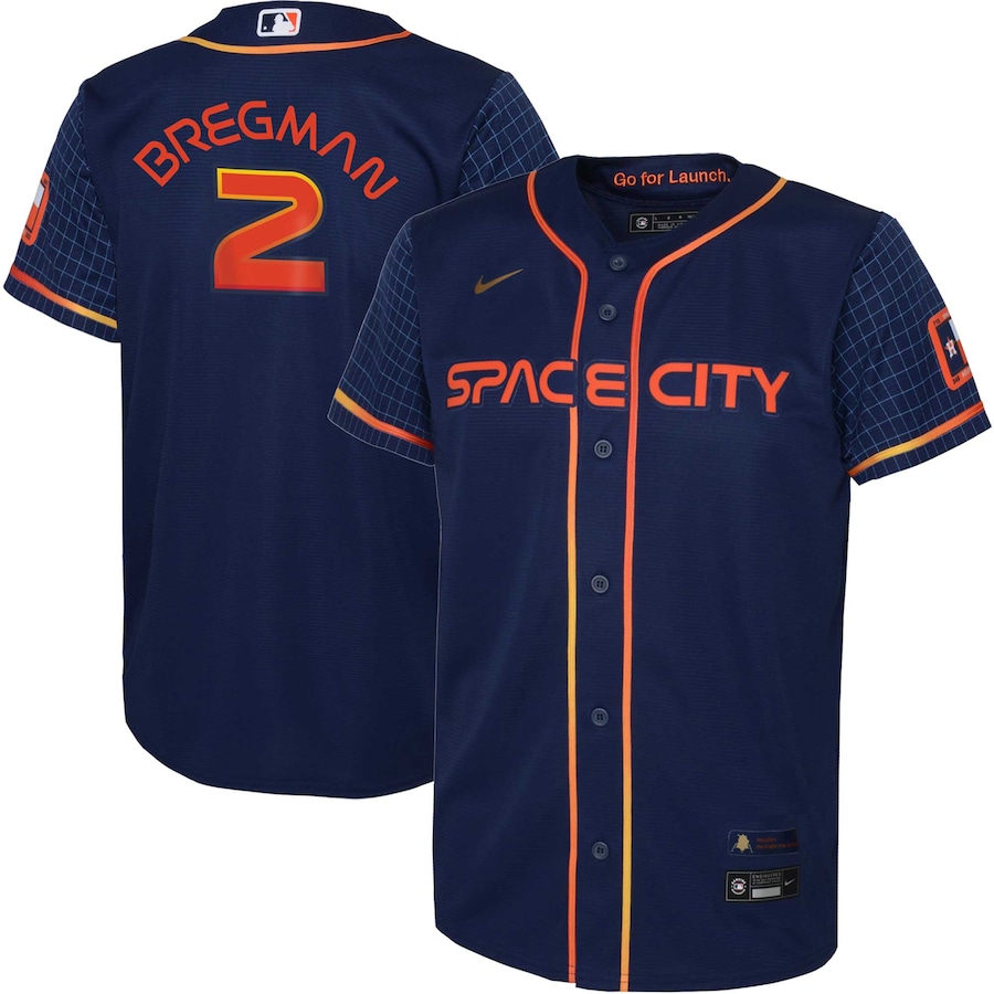 Alex Bregman Houston Astros Toddler City Connect Player Jersey Navy