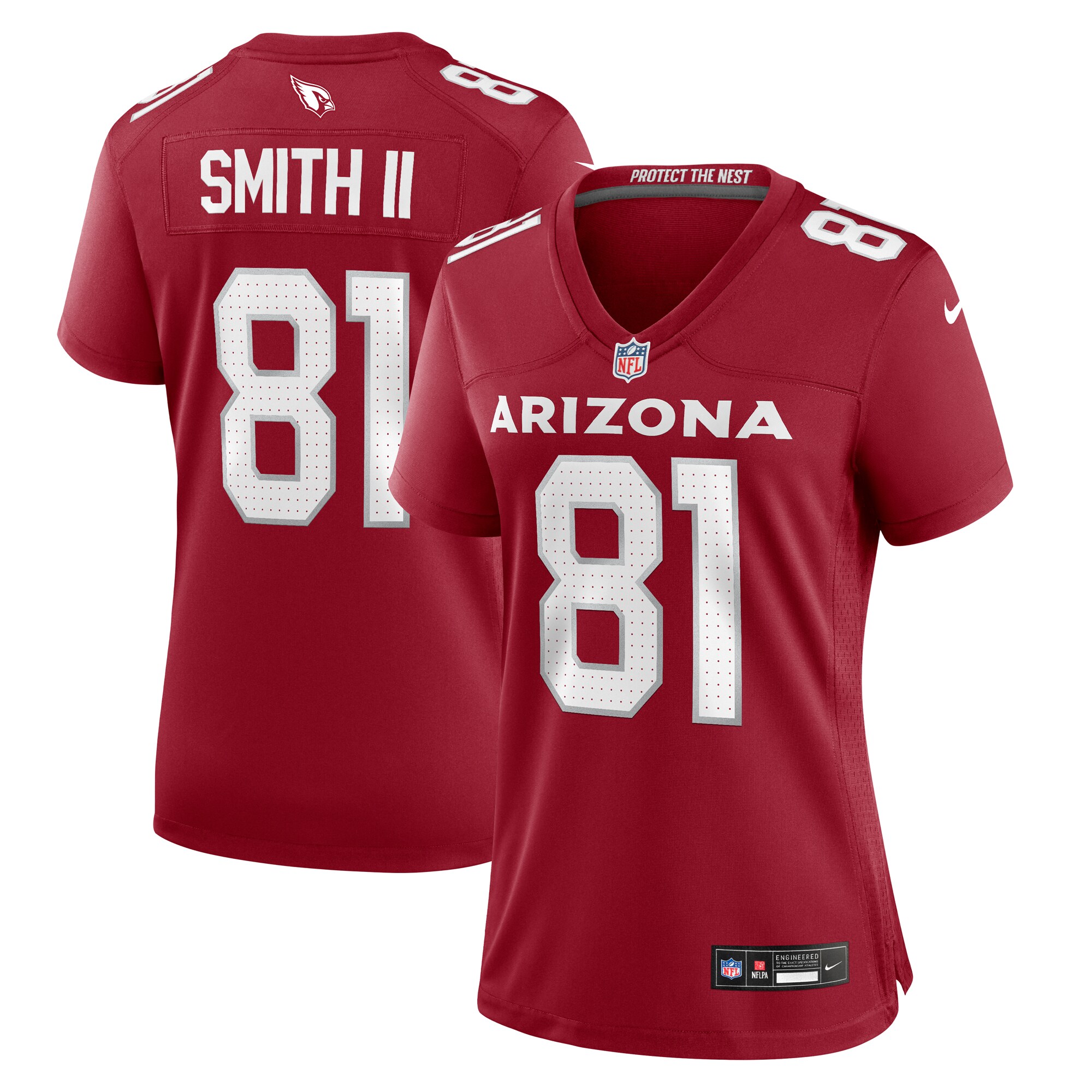 Jeff Smith II Arizona Cardinals Nike Women's  Game Jersey -  Cardinal