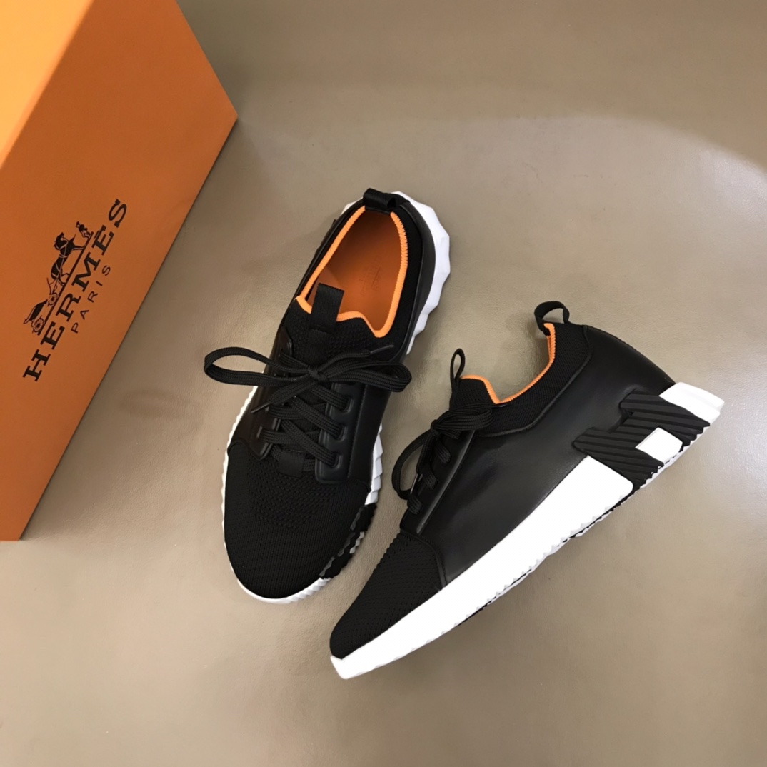 HERMES DEPART SNEAKER BLACK