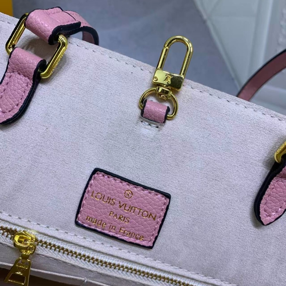 Louis Vuitton Onthego MM Monogram Empreinte Trianon Pink 33cm M46286