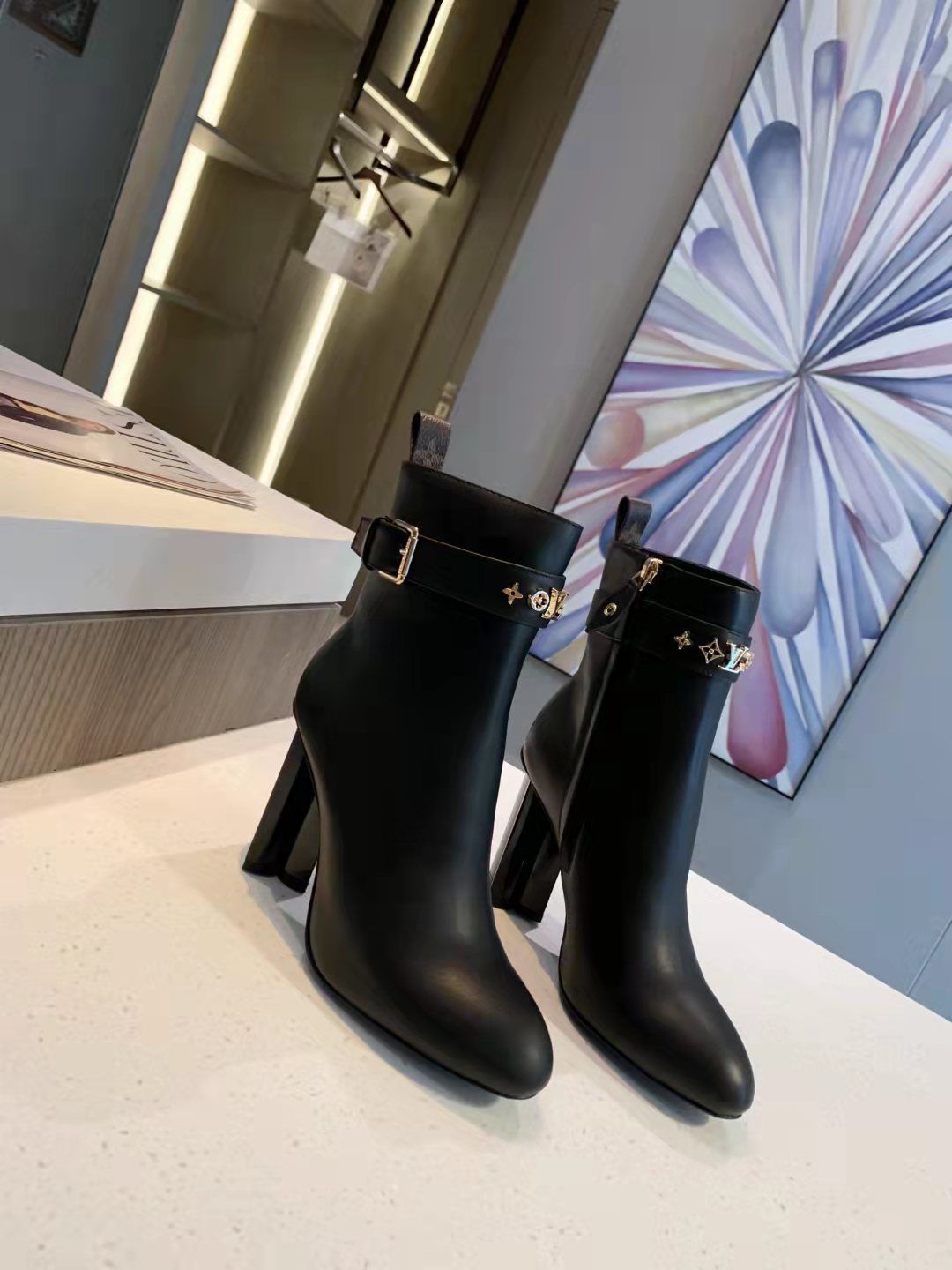 Louis Vuitton Ankle Boot Black