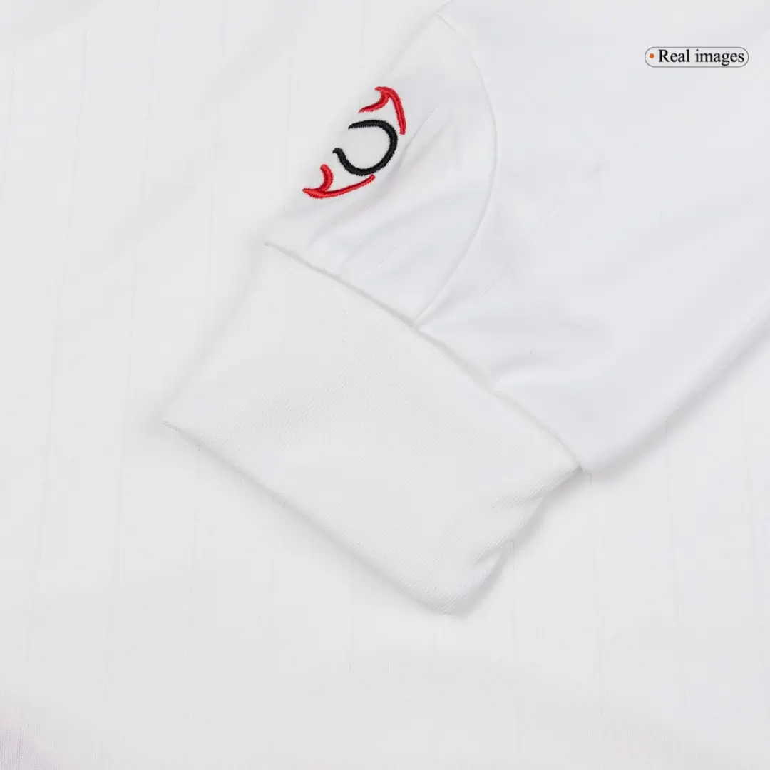 AC Milan 2006/07 Away Retro Long Sleeve Soccer Jersey