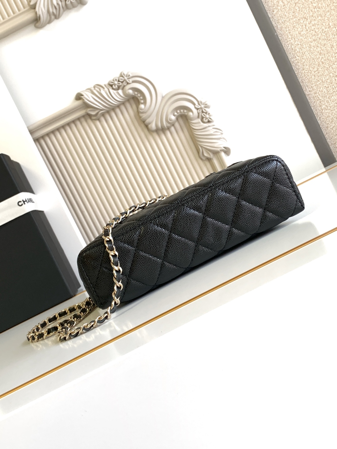 Chanel 25C Vanity Case Black 20cm