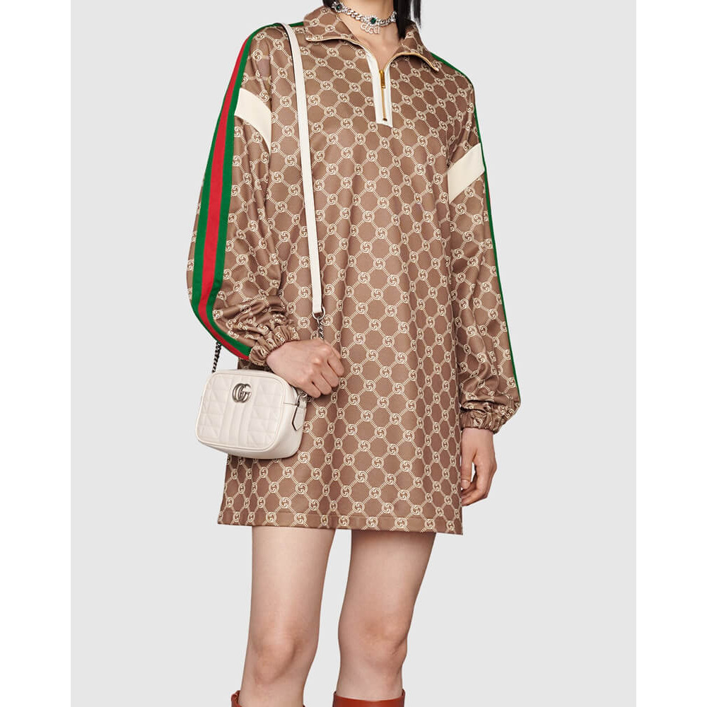 Gucci GG Marmont Small Shoulder Bag White