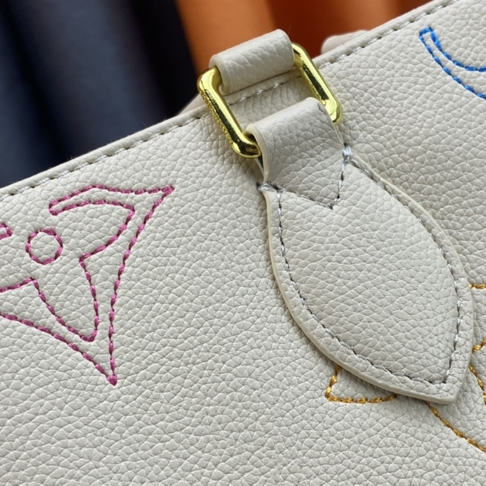 Louis Vuitton Onthego PM Monogram Pattern Beige 25Cm M46629