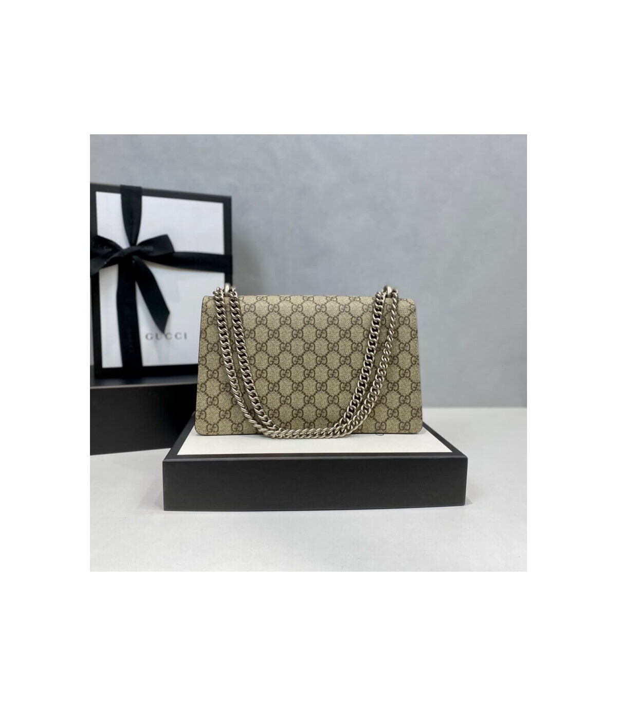 Gucci Dionysus Small GG Shoulder Bag Apricot