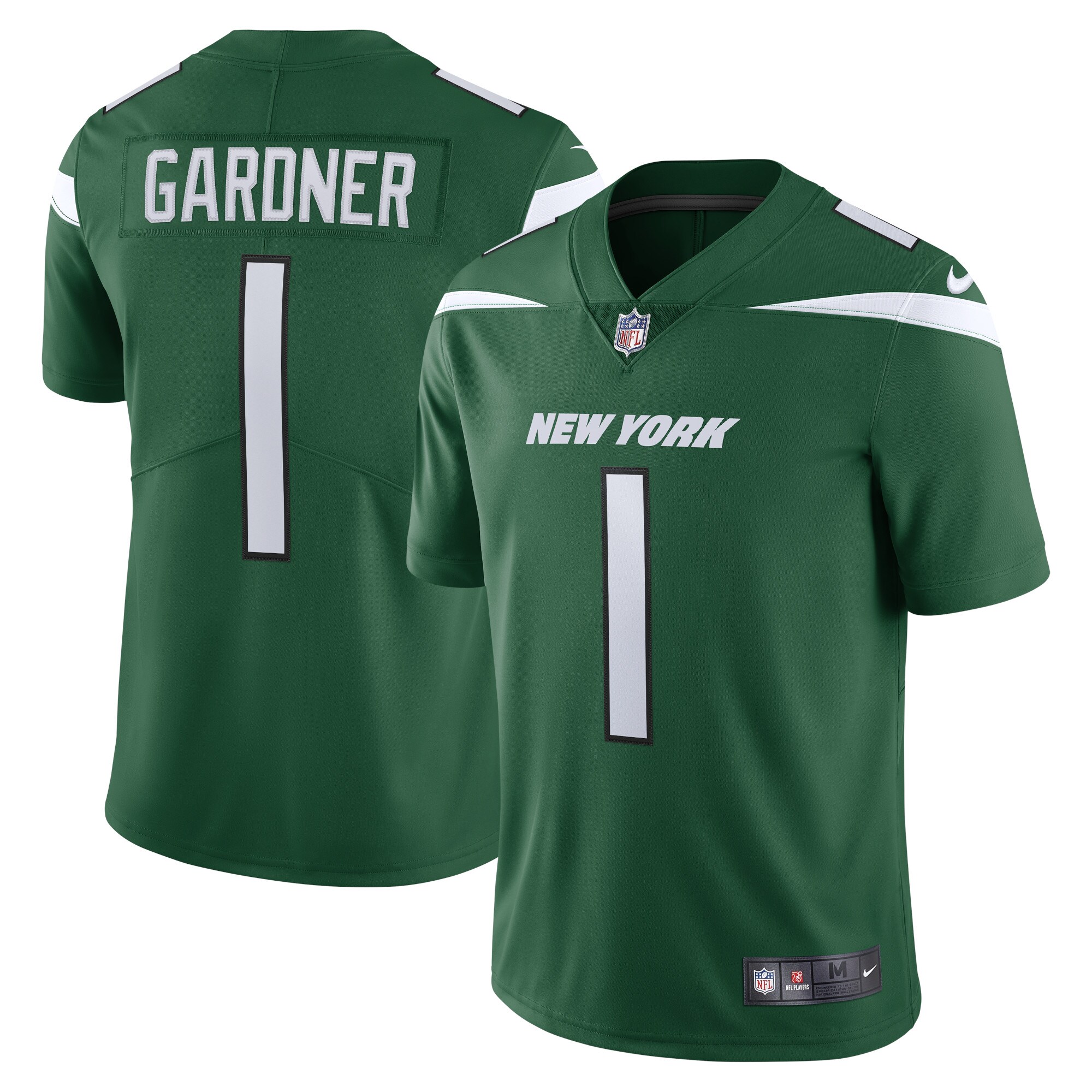 Ahmad Sauce Gardner New York Jets Nike Men's Vapor Limited Jersey - Green