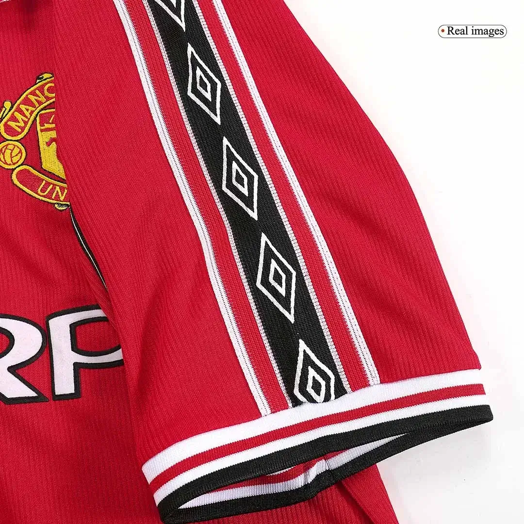 Beckham #7 Manchester United 1998/99 Home Retro Jersey
