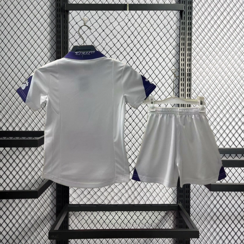 Retro Kids 1997-98 Kids Real Madrid home Football jersey retro