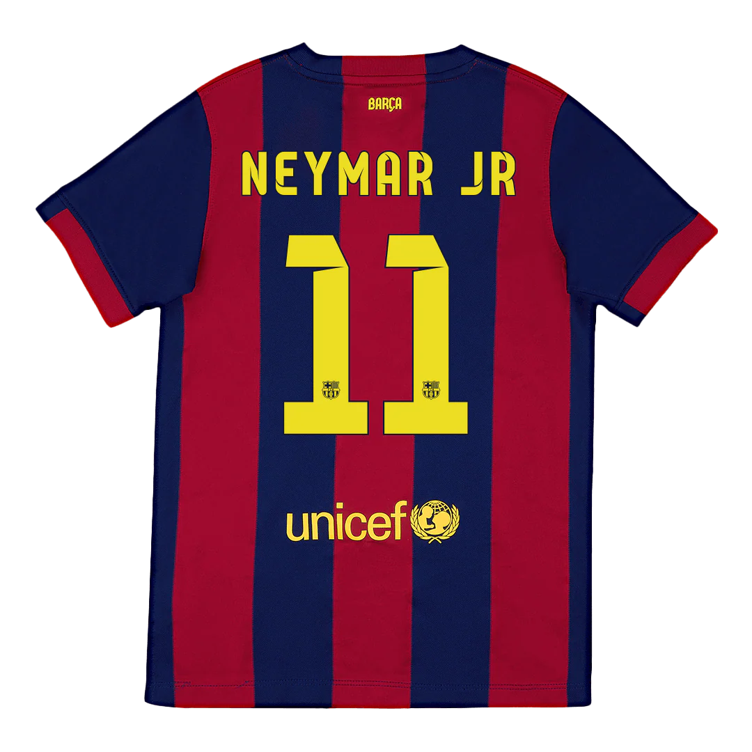Barcelona NEYMAR JR #11 2014/15 Retro Home Soccer Jersey