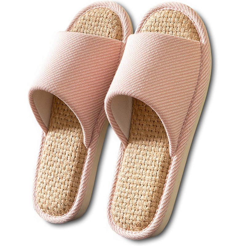 Women And Men House Fabric Slippers