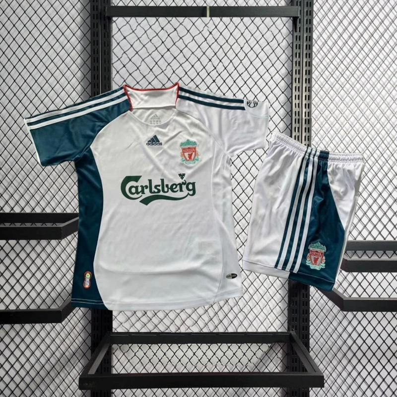Retro KIDS 2006-07 KIDS Liverpool Away Football jersey retro