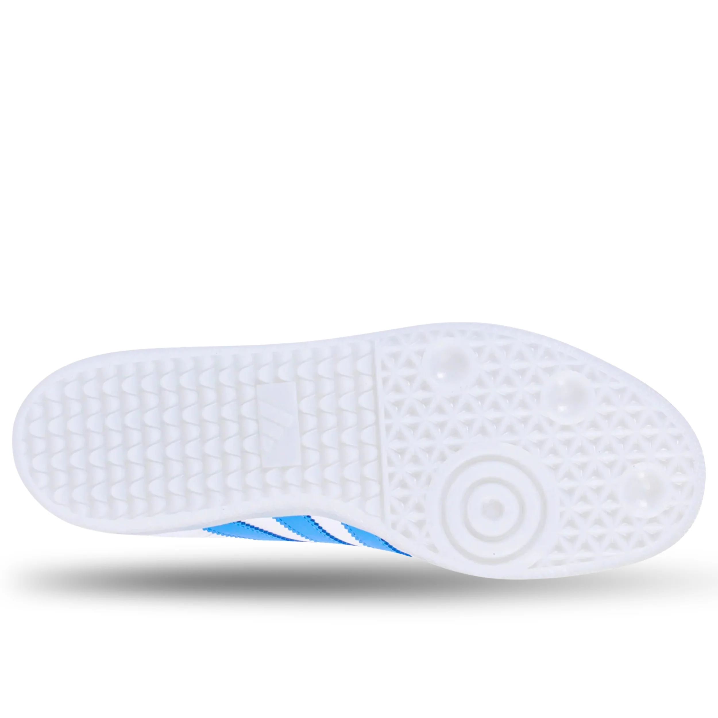adidas Samba Messi Soccer Shoes (White/Gold/Sky Blue)
