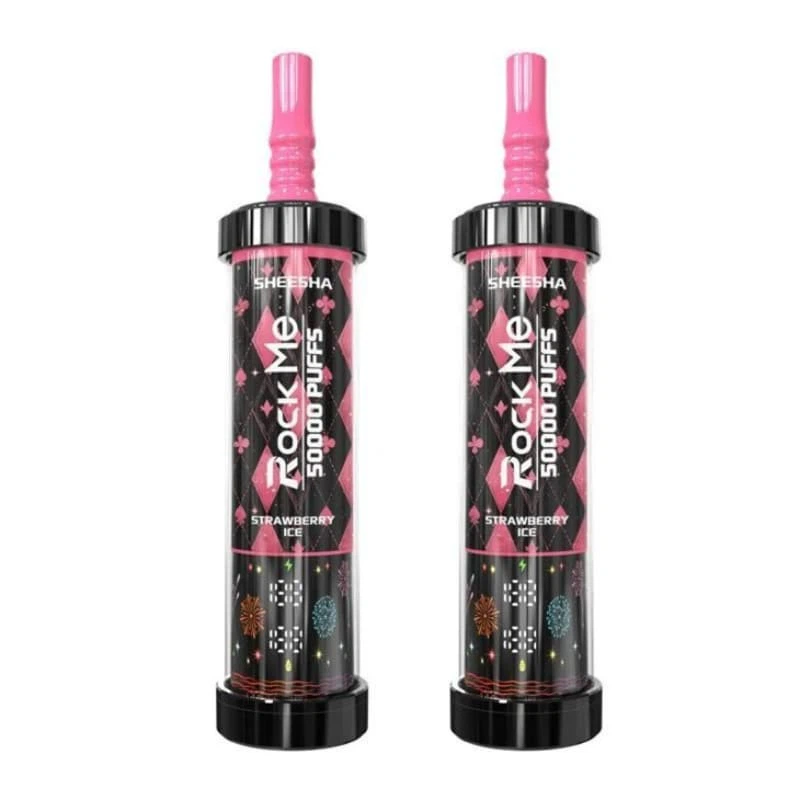 【New Arrive】ROCK ME SHEESHA 50K Puffs Latest Original LCD Display Disposable Vape Pen