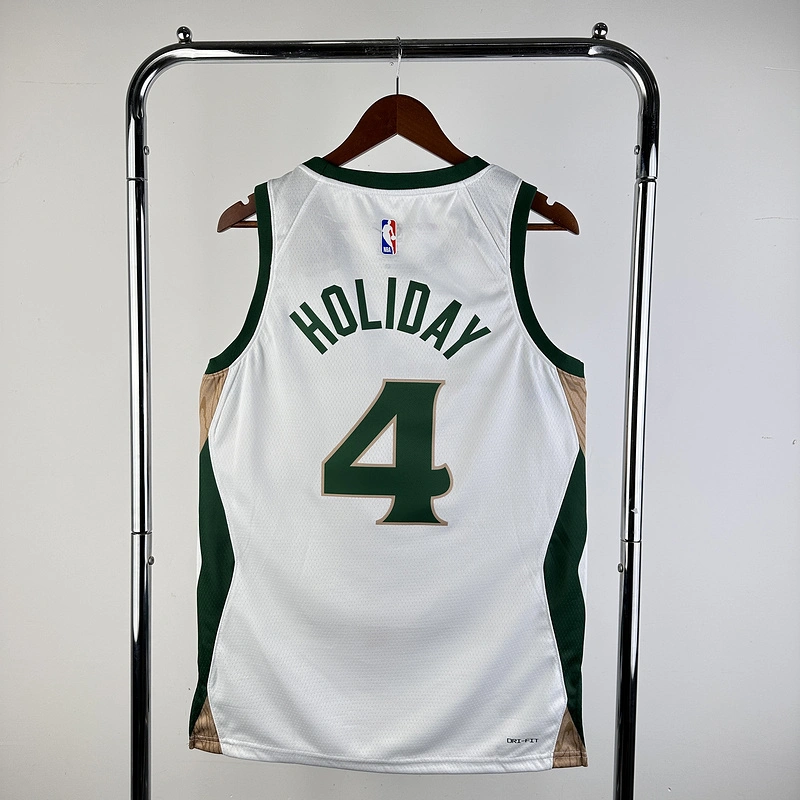 2024 NBA Boston Celtics 4 HOLIDAY Basketball Jersey
