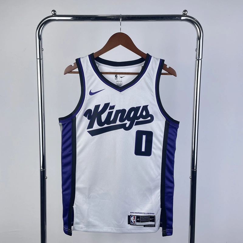 2024 NBA Sacramento Kings 0 MONK Basketball Jersey