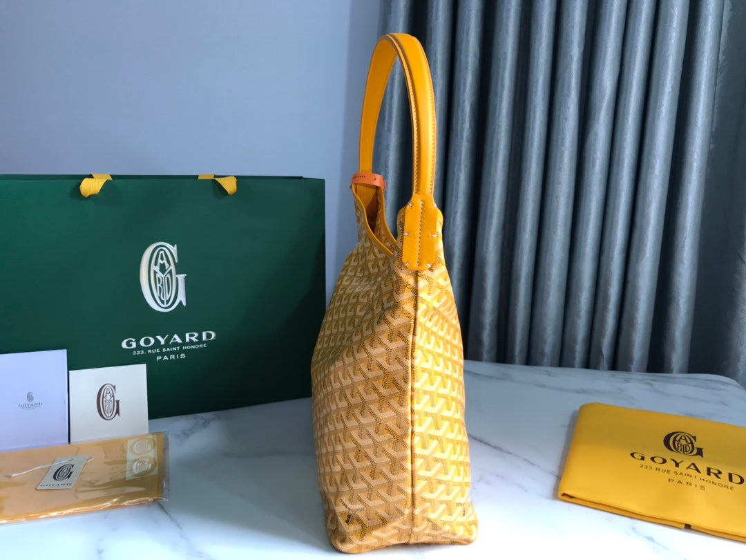 Goyard Hobo Boheme 42Cm Yellow Canvas