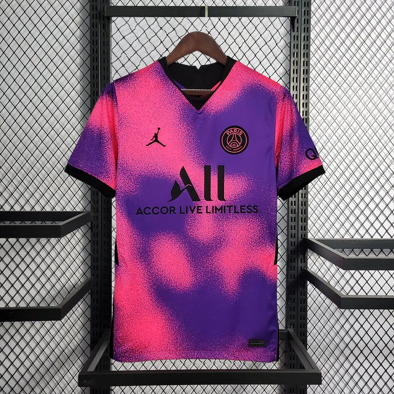 Retro 2020-21 PSG fourth away purple Football jersey retro