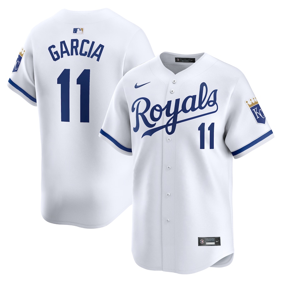 Maikel Garcia Kansas City Royals Home Limited Player Jersey White