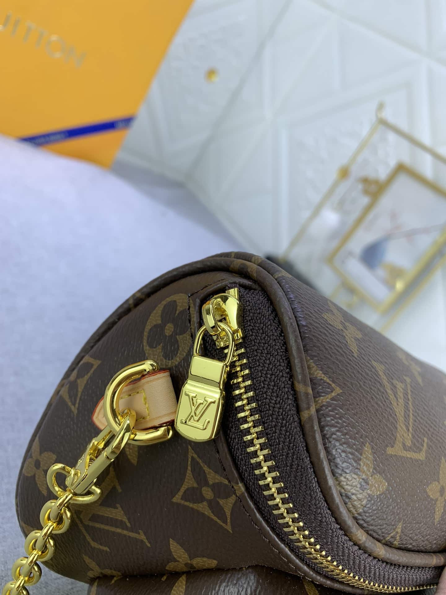 Louis Vuitton Mini Bumbag Bag Monogram Canvas 17Cm M82335