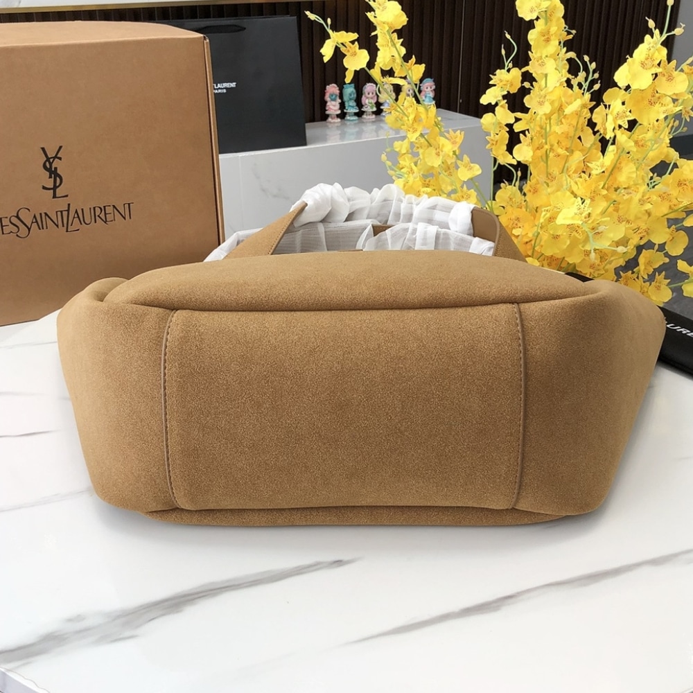 Saint Laurent Le 5 A 7 Bea In Suede Golden Leaf 55Cm