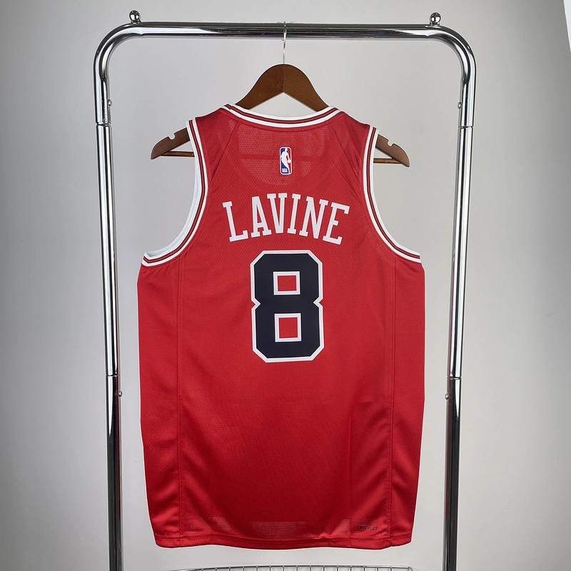 2023 NBA Chicago Bulls (8 LAVINE) Basketball Jersey