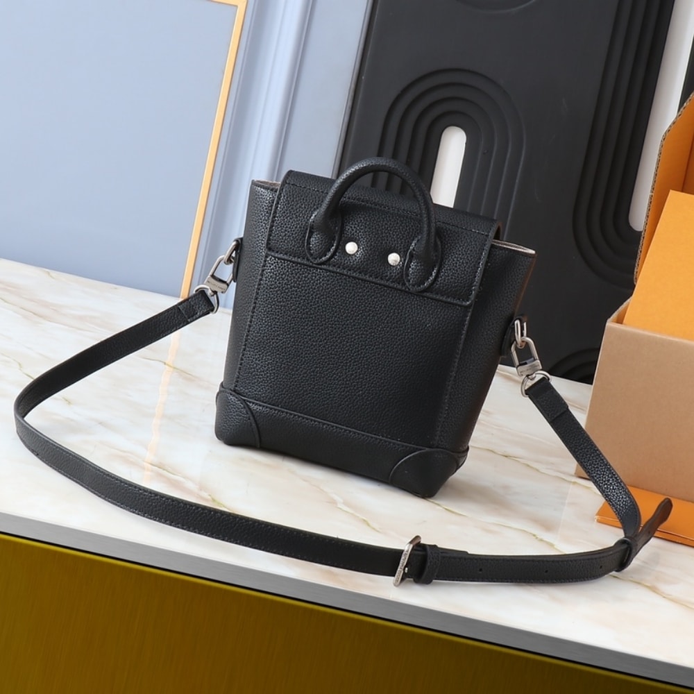 Louis Vuitton Steamer Bag 15 Black 16.5Cm M11637