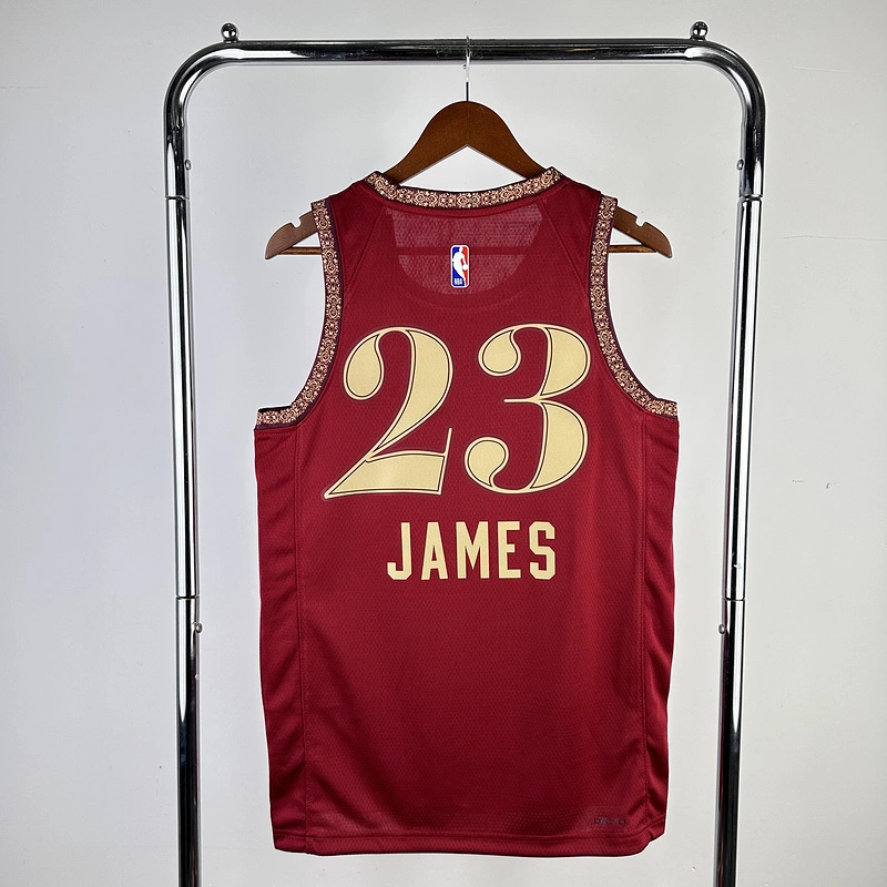 2024 NBA Cleveland Cavaliers (23 JAMES) Basketball Jersey
