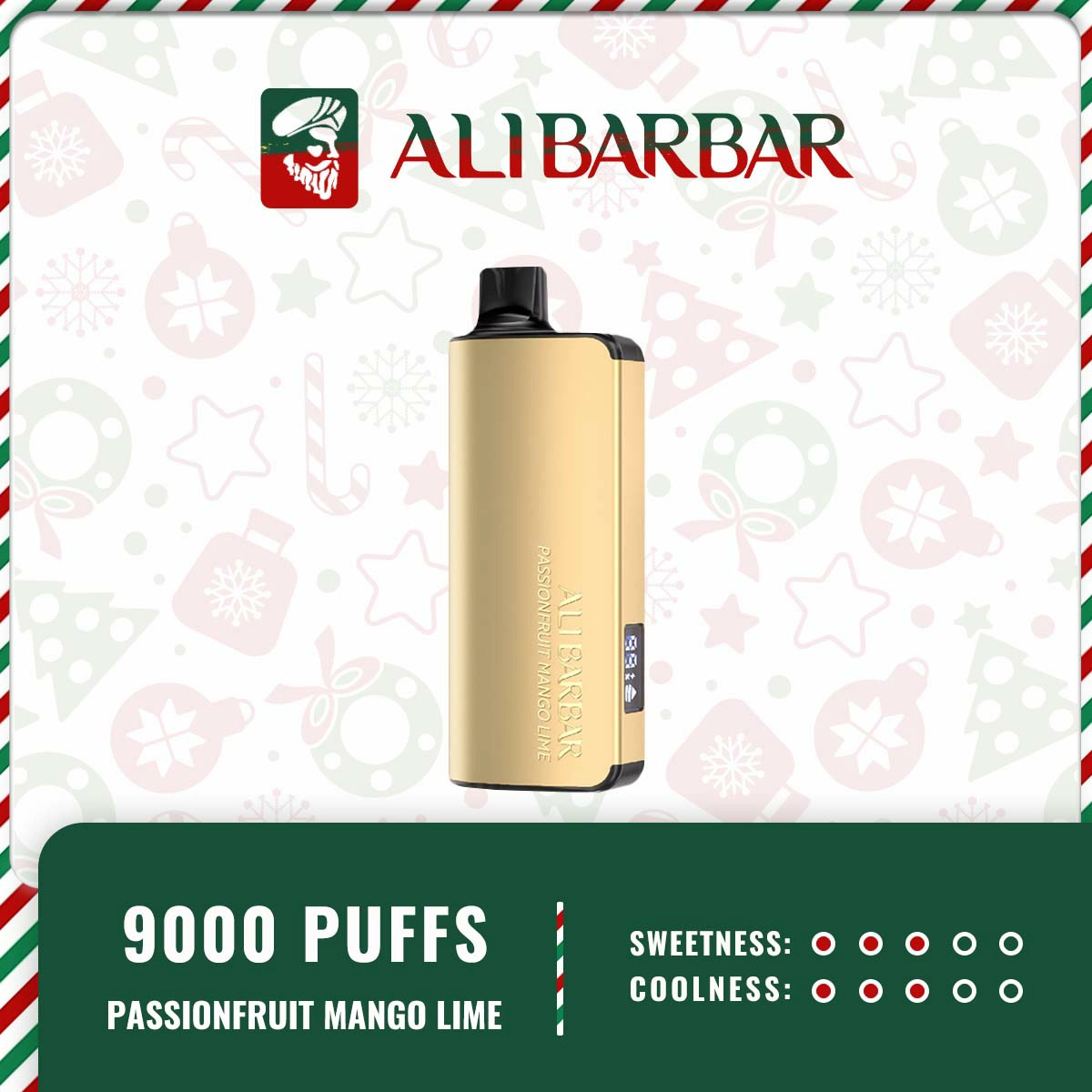 Alibarbar Ingot 9000 Puffs – Passionfruit Mango Lime