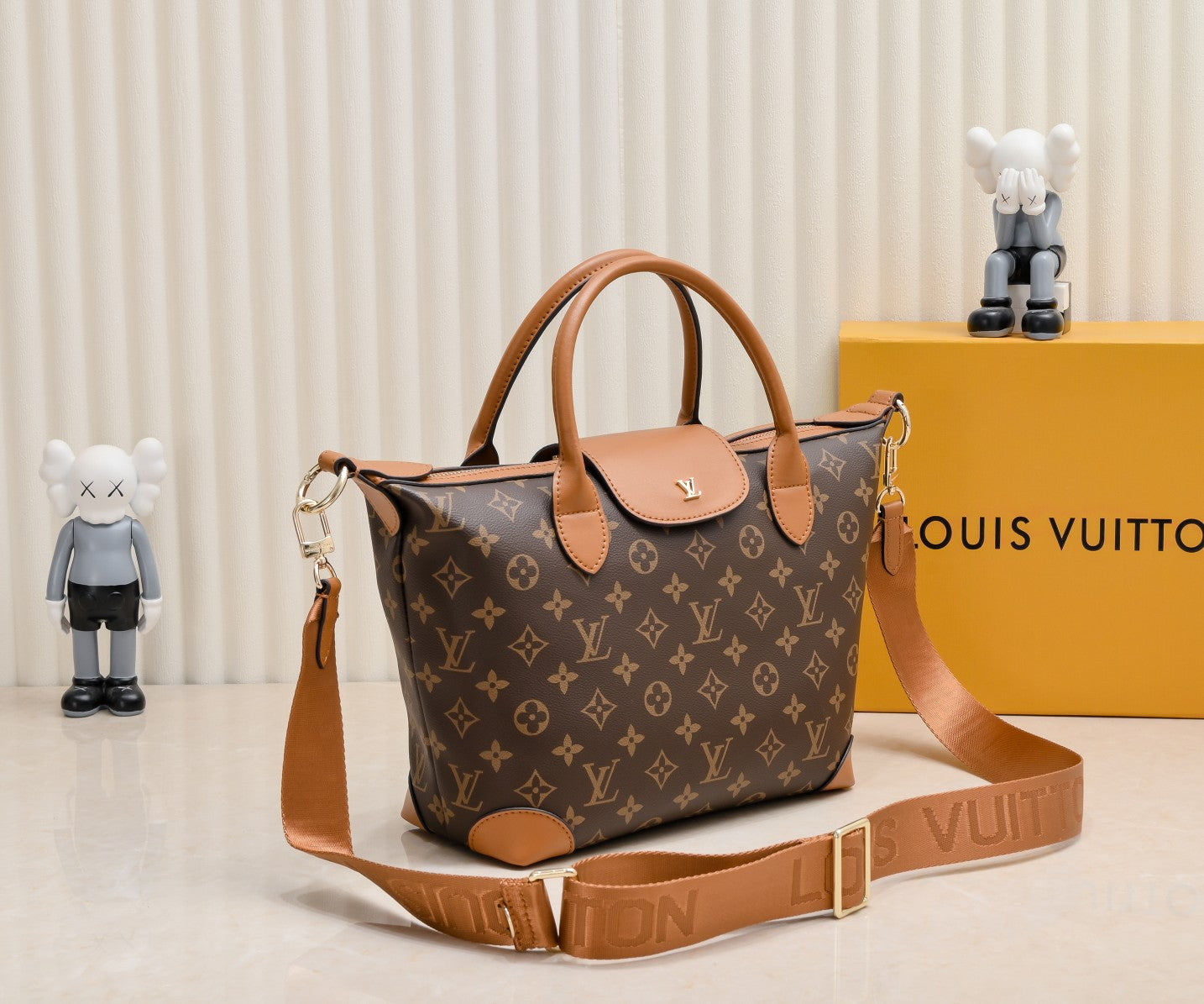 Louis Vuitton Tote Bag Monogram Canvas Brown 26Cm