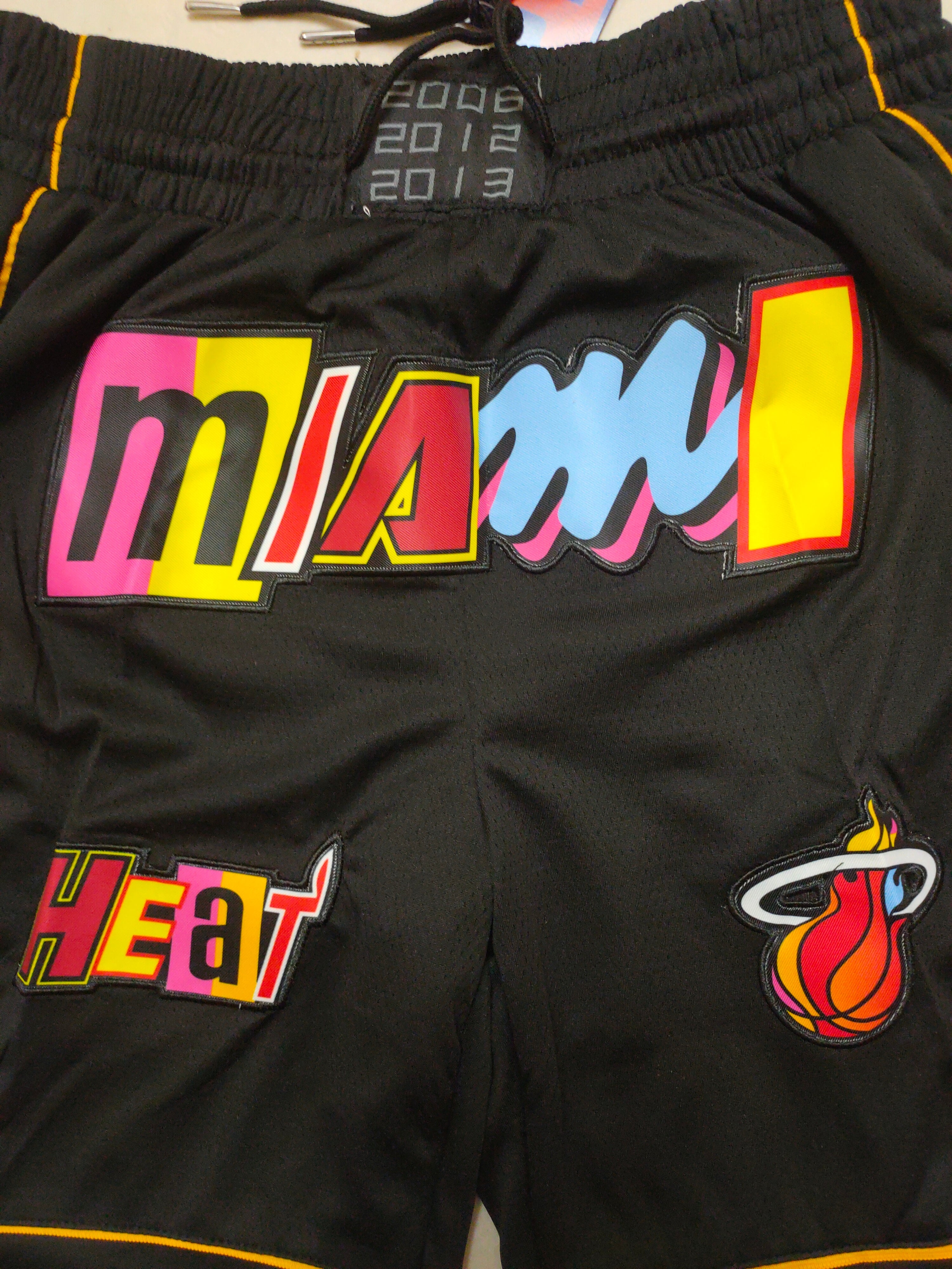 Miami Heat New Black City Edition Pocket Pants