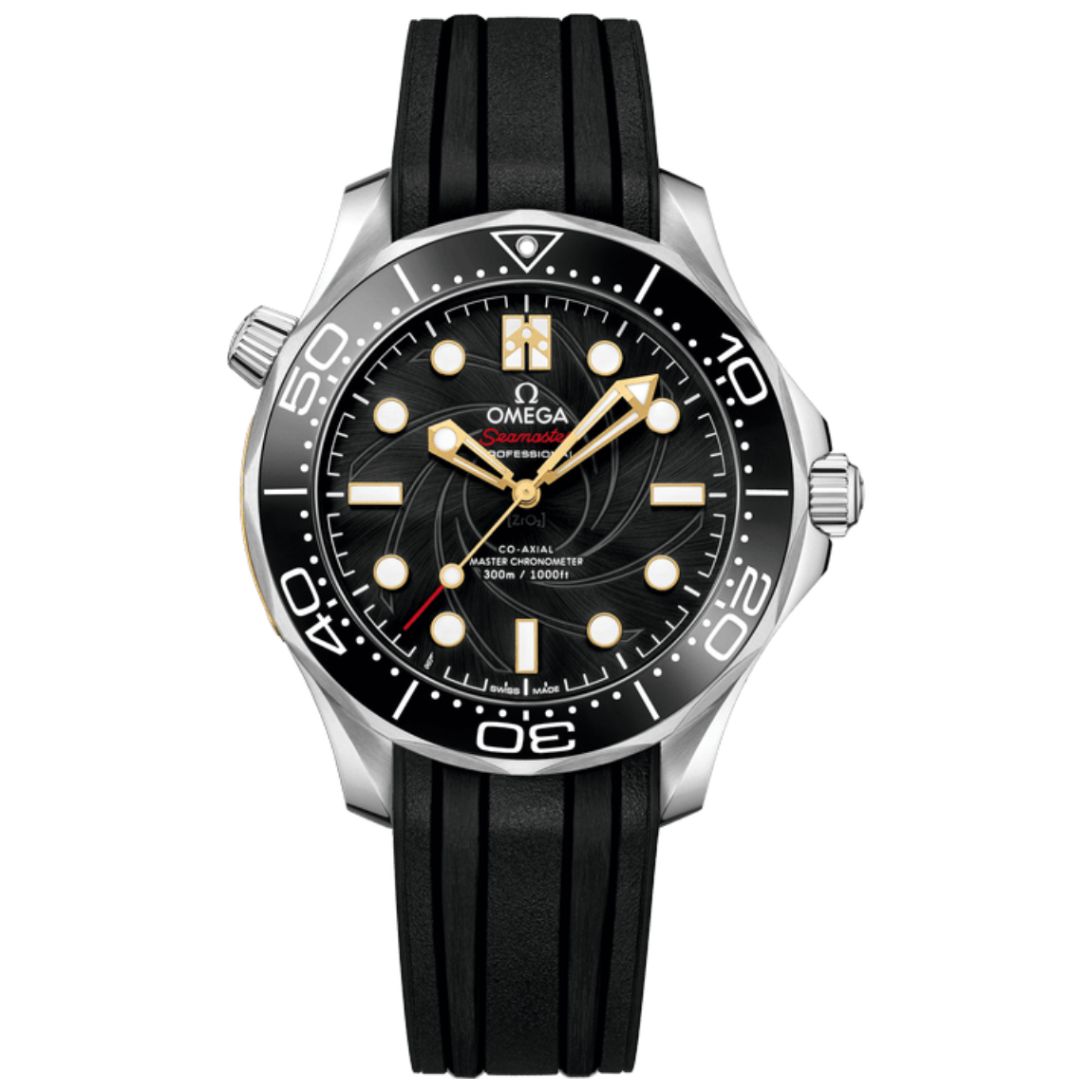 Omega Seamaster 300M Diver's Watch 42mm, Stainless Steel Case with Rubber Strap ‘James Bond’ Limited Edition Timepiece