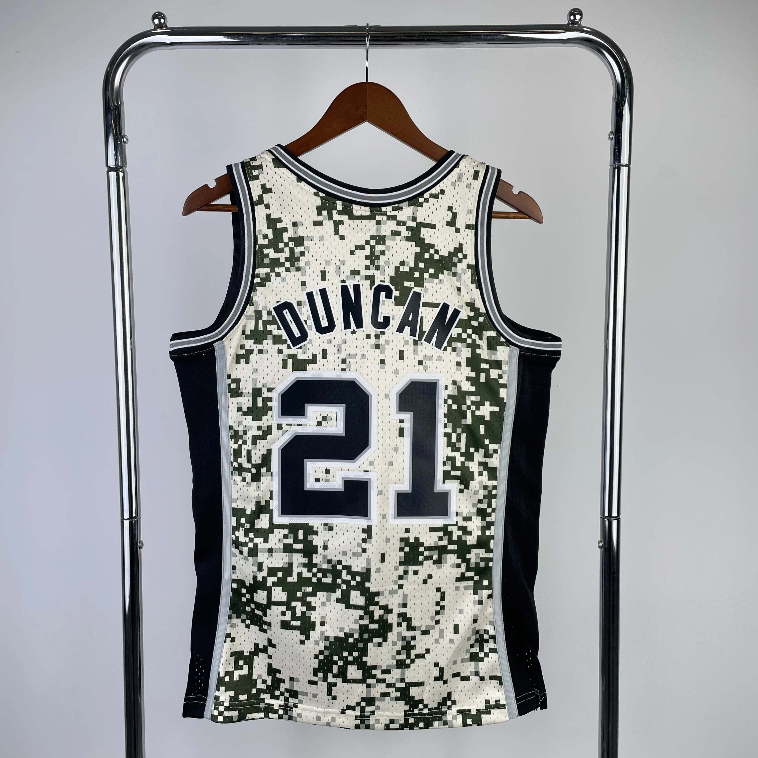 MN Jersey San Antonio Spurs 13-14 Season Camouflage No. 21 Duncan