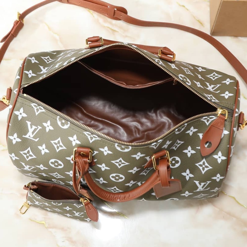 Louis Vuitton Speedy P9 Bandoulière 40 Bag Green Sancha 40Cm M15244