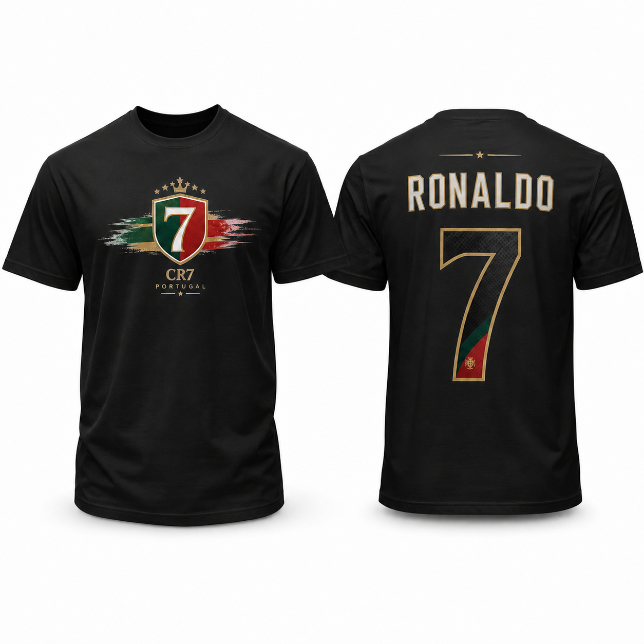 Cristiano Ronaldo Number Pure Cotton T-Shirt – Limited-Time Offer