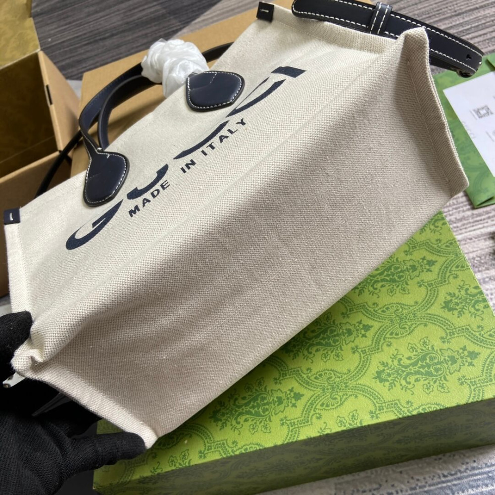 Gucci Mini Tote Bag With Gucci Print