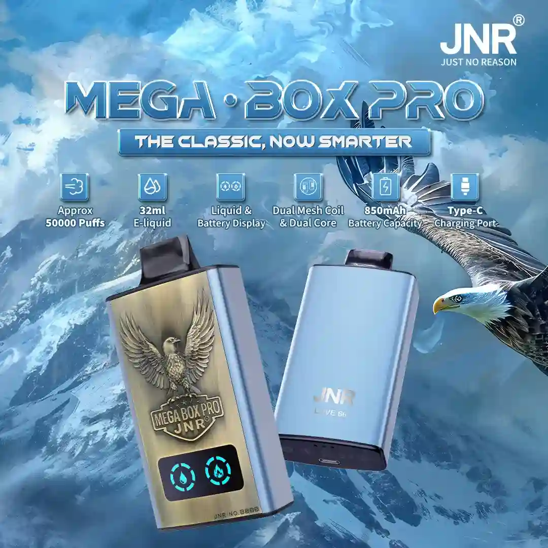 JNR Mega Box Pro 50000 Puffs Disposable Vape