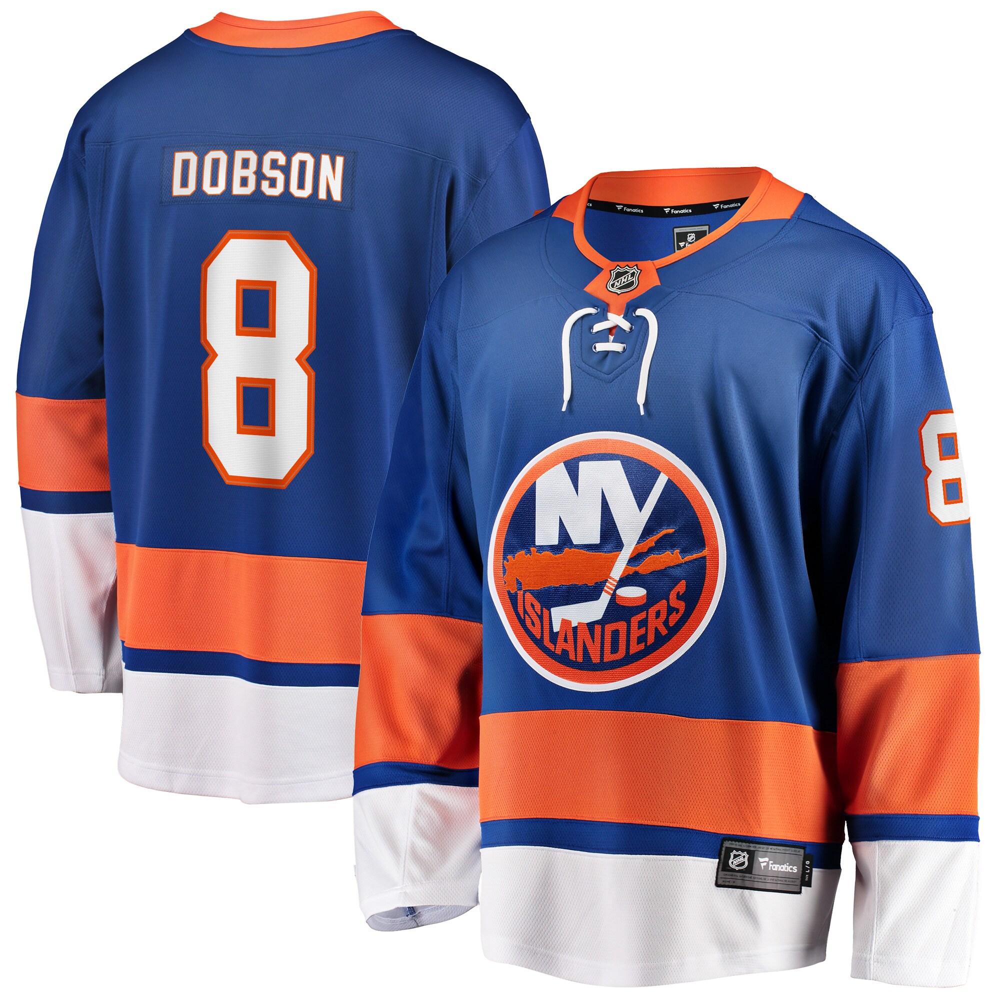 Noah Dobson New York Islanders Fanatics Replica Player Jersey – Royal
