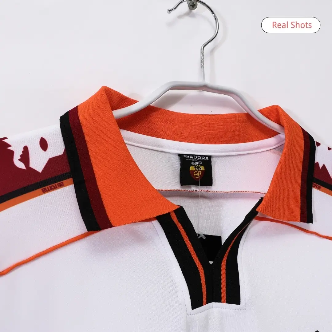 Roma 1998/99 Away Retro Soccer Long Sleeve Jersey