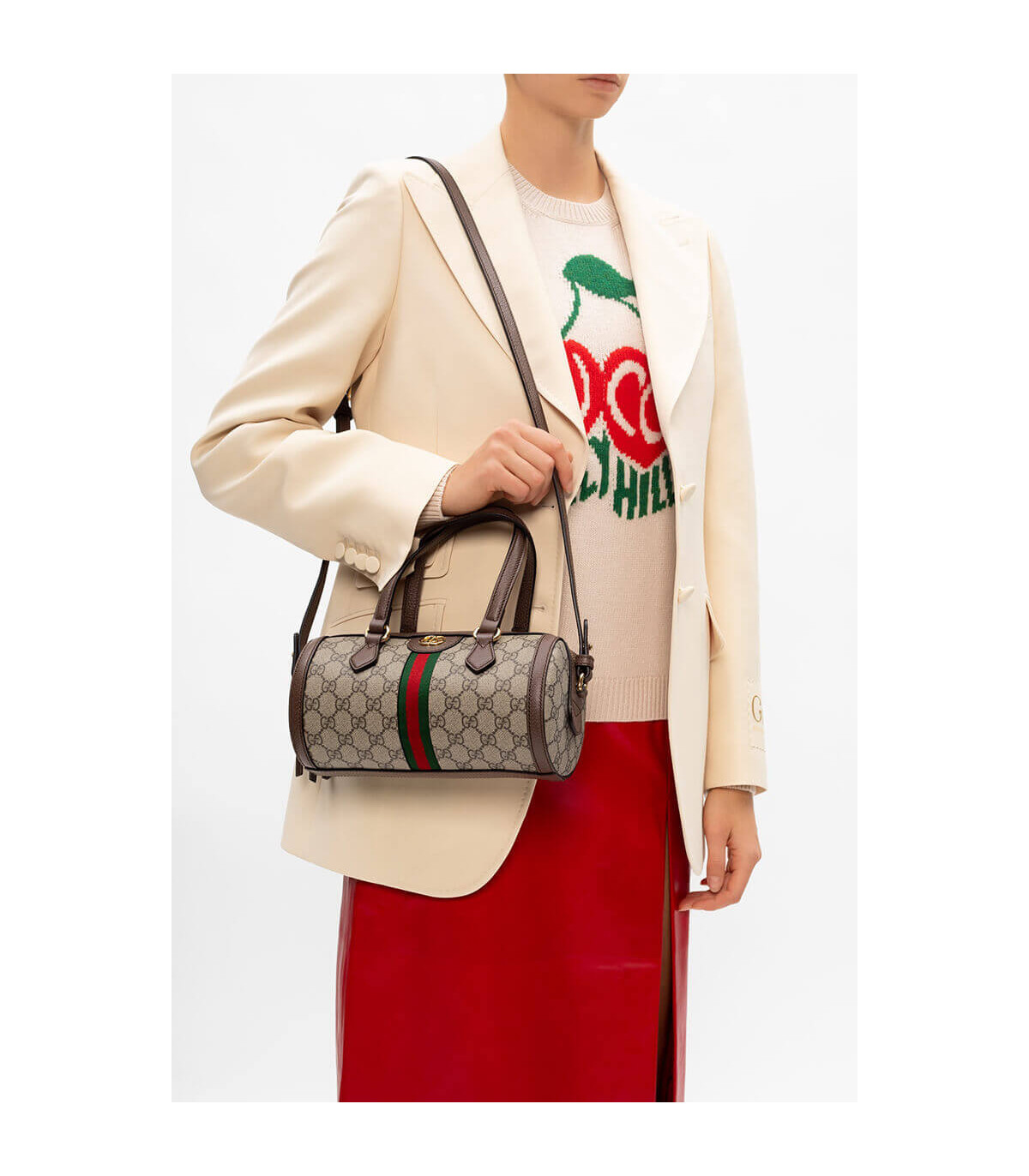 Gucci Ophidia GG Small Boston Bag