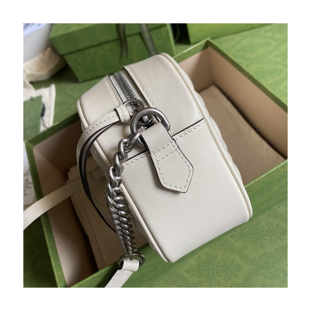 Gucci GG Marmont Small Shoulder Bag White