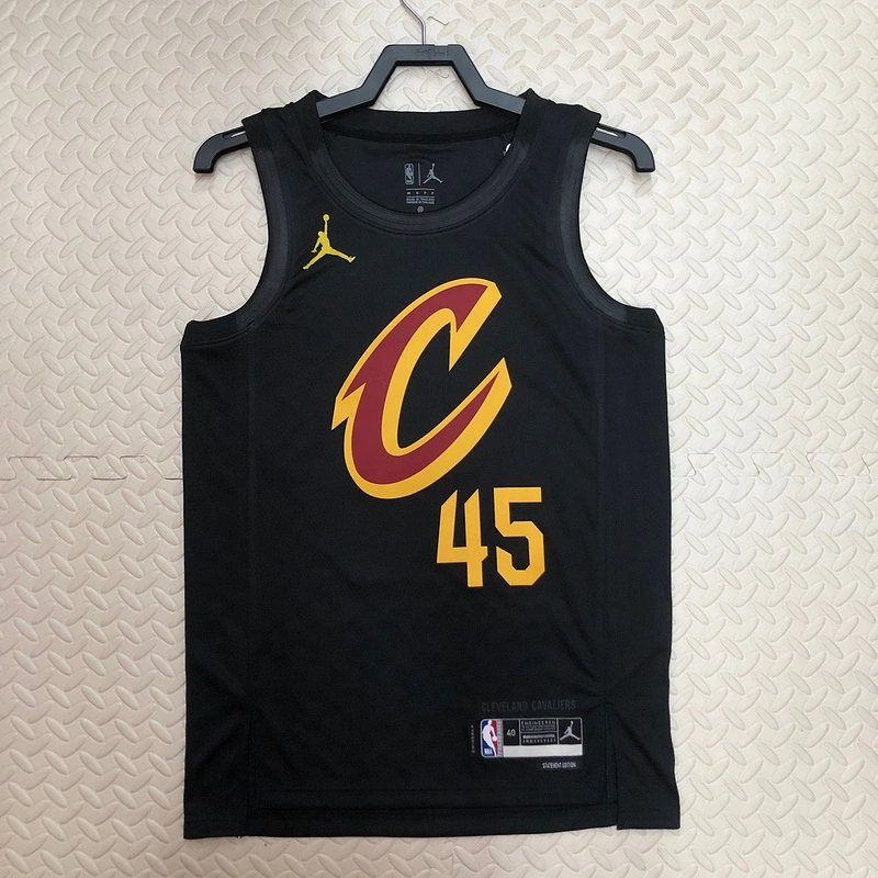 2023 NBA Cleveland Cavaliers 45 MITCHELL Basketball Jersey