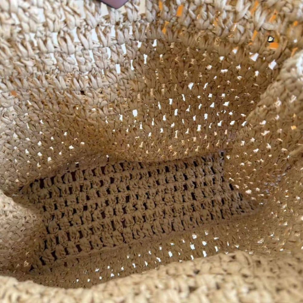 Louis Vuitton Onthego MM Natural Raffia Tan 37Cm M24723