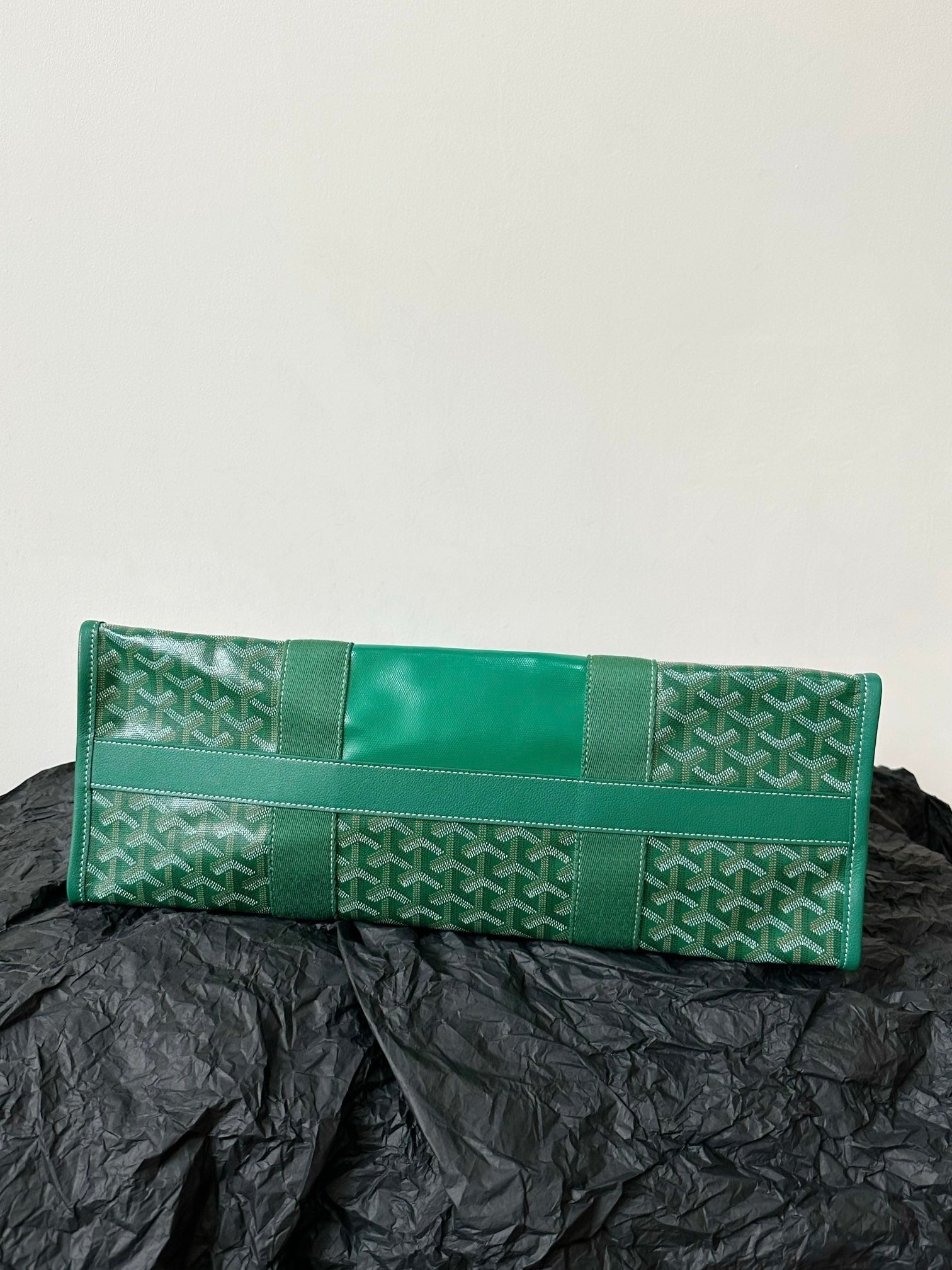 Goyard Goya Villette Tote 45Cm Green Canvas