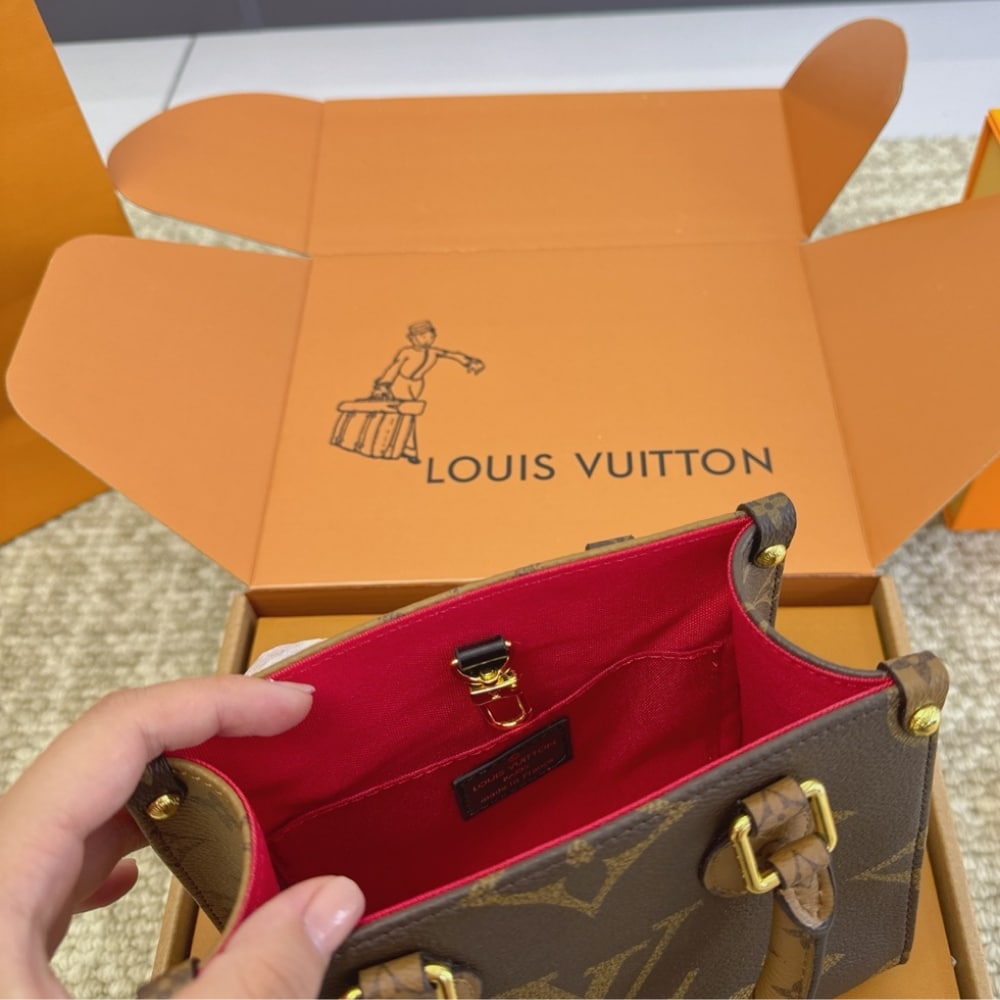 Louis Vuitton Onthego BB Bag Brown 18Cm M46839