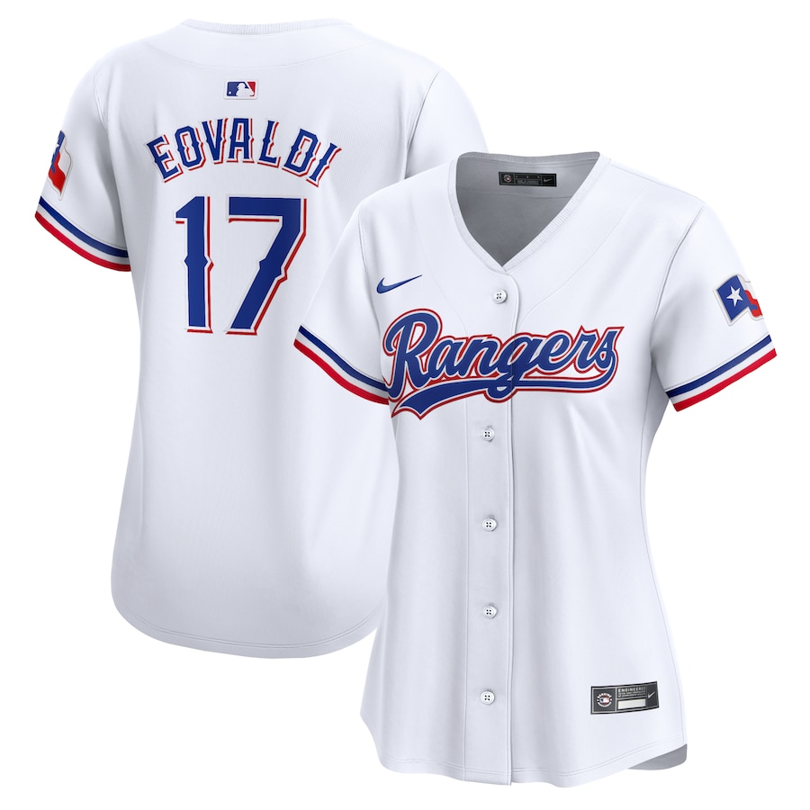 Nathan Eovaldi Texas Rangers Women's Home Limited Player Jersey White