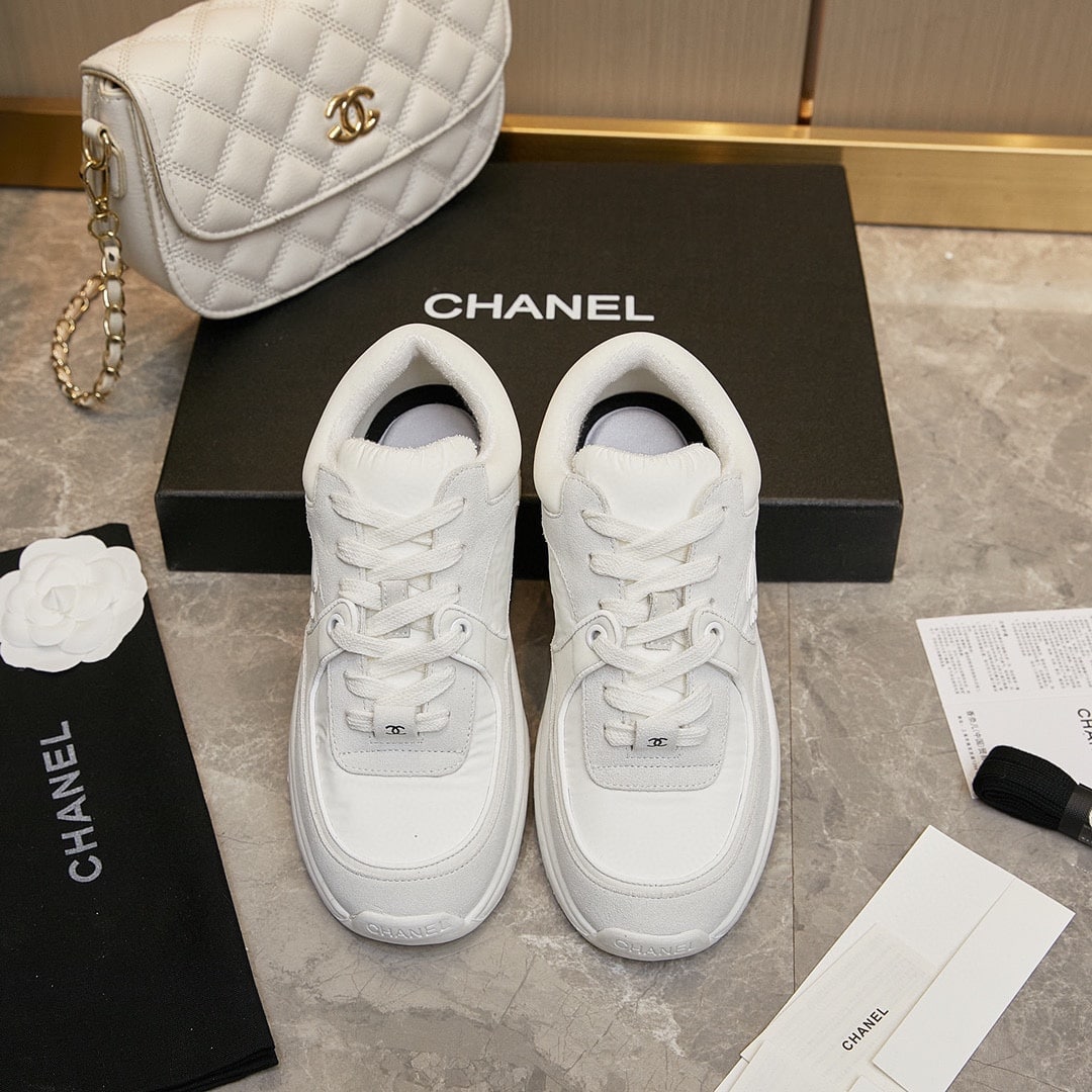 Chanel Cc Suede White G33745 Y52846 0G975