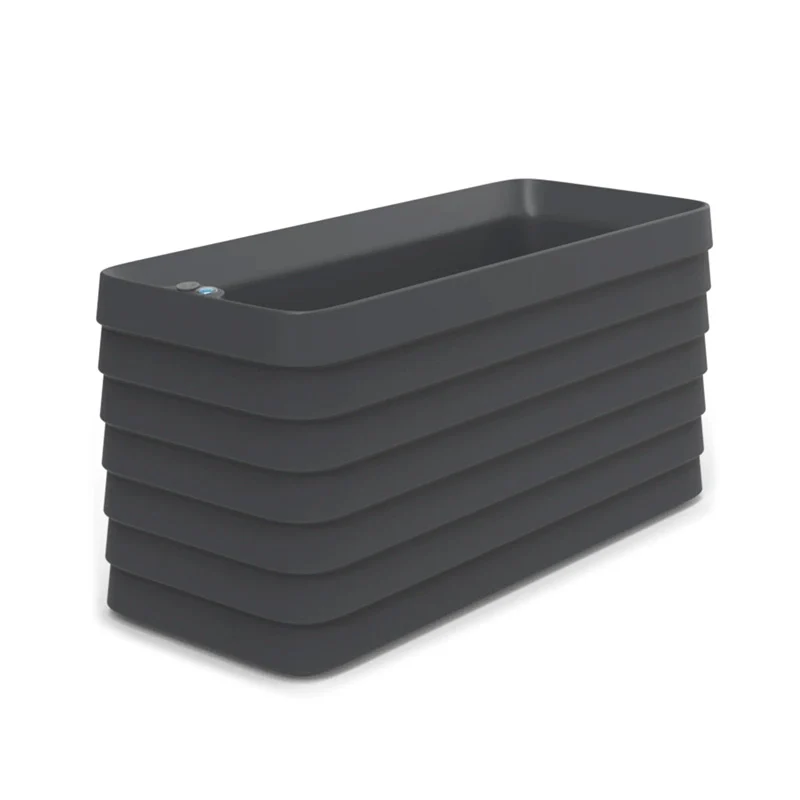 TruDrop Slat Planter Box